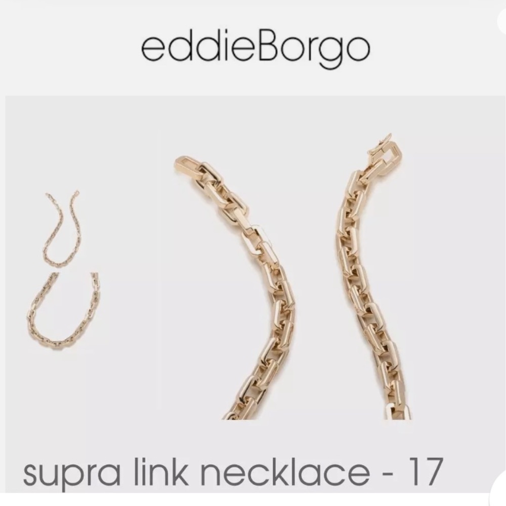 Eddie Borgo Supra Chain Link Necklace NEW - Picture 3 of 4